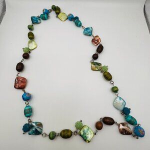 Unbranded Multi Color Beaded Necklace 30"